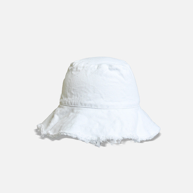 Wholesale of Solid Color Fur Trimmed Polyester Fisherman Hats